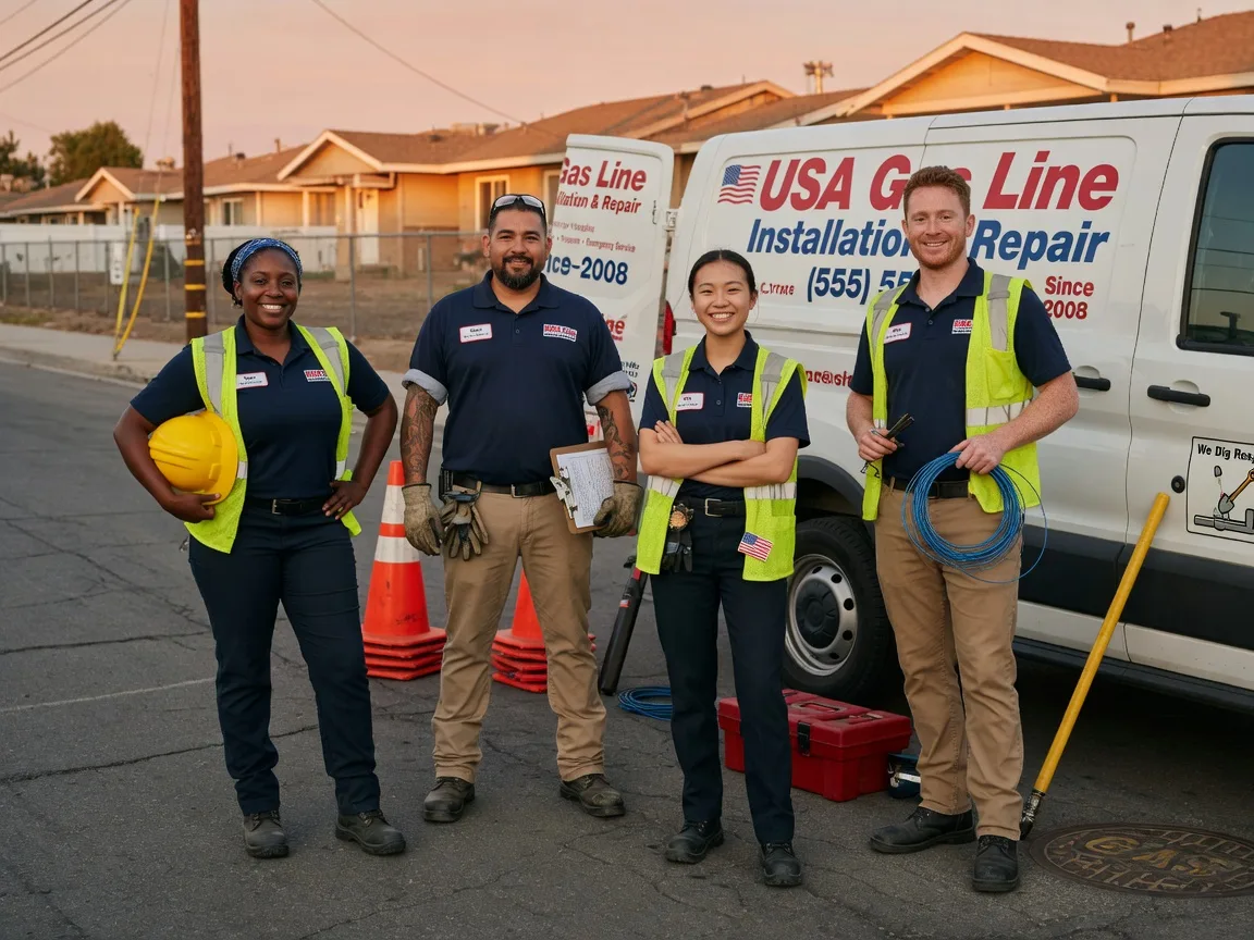 Gas Line Installation company in Hills, MN